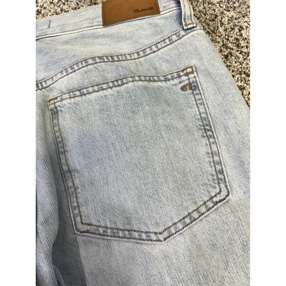 Madewell Perfect Vintage Jean women's 28 Light Wash High Rise Straight Leg Denim - Picture 13 of 14